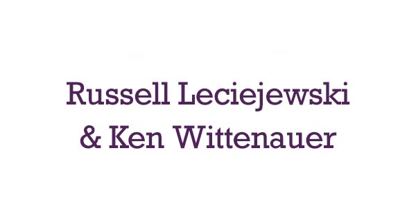 Russell Leciejewski and Ken Wittenauer