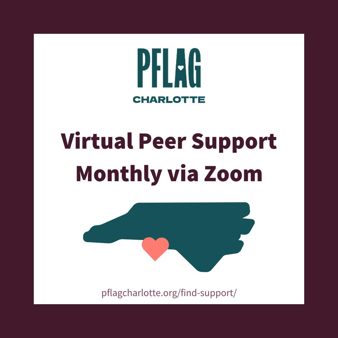 Join us for monthly peer support