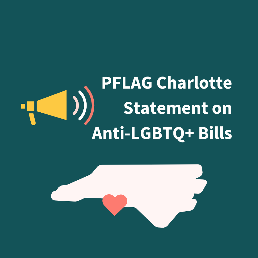 PFLAG Charlotte Statement on Anti-LGBTQ+ Bills